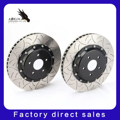 Qualidade  Good Quality Drilled And Slotted Brake Disc Carbon Ceramic Brake Disk For Passat Front Wheel fábrica