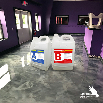 A resina adesiva alta industrial do assoalho da cola Epoxy baseou a primeira demão baseada primeira demão translúcida