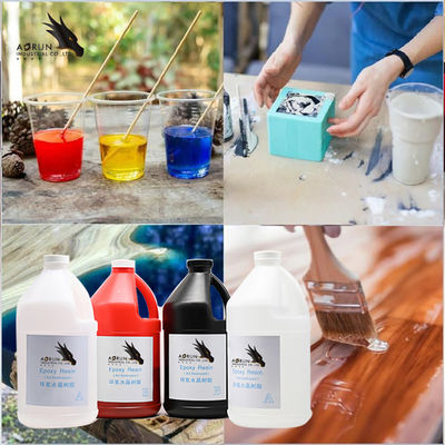 Fabricantes líquidos da resina de cola Epoxy do preço claro transparente por atacado de Resina Epoxica da madeira do tampo da mesa da resina de cola Epoxy