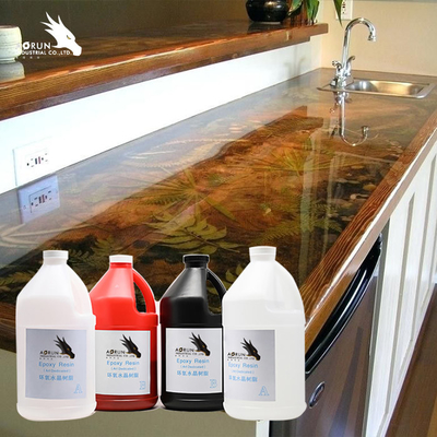 Resina de cola Epoxy superior AB da barra dura de Crystal Clear Countertop Epoxy Resin