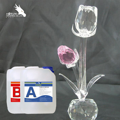 Resina de cola Epoxy resistente UV Crystal Clear Ultraviolet Curing Pouring da colagem dura