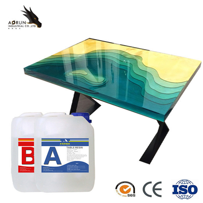 Joia que faz a resina de cola Epoxy resistente UV a cola Epoxy Tabletop enchimento de madeira
