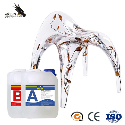 Nenhum Softness resistente UV da dureza da resina de cola Epoxy da bolha bom para o tampo da mesa de mármore