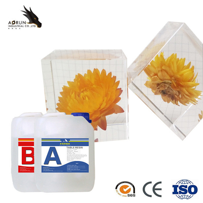 Resina de cola Epoxy transparente resistente UV do molde do silicone da resina de cola Epoxy do Woodworking