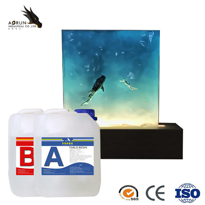 Resina de cola Epoxy para a arte de pintura da parede da decoração, fabricantes do espaço livre de Aorun da resina de cola Epoxy
