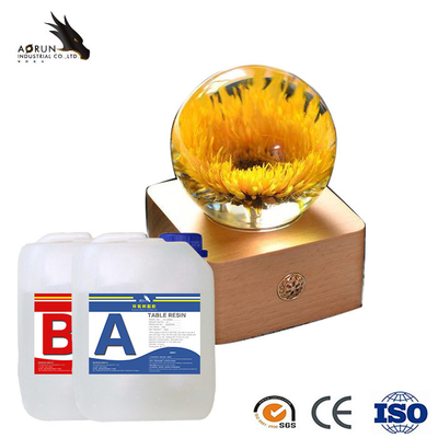 Tampo da mesa líquido curado rápido do rio de Crystal Casting Kit Art Resin do espaço livre de duas partes da resina de cola Epoxy