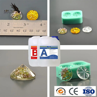 O AB cola pinturas de alto brilho claras do ofício da mão do AB do 2:1 do revestimento do espaço livre da cola Epoxy
