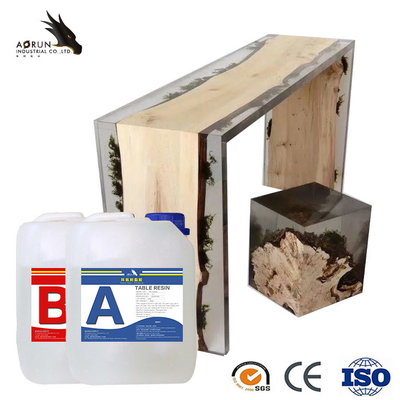Nivelamento de superfície do auto de Art Epoxy Resin High Hardness do brilho da colagem do AB