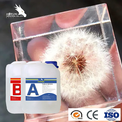 O 1:1 AB Art Epoxy Resin Curing Coating derrama densamente o componente da cola Epoxy dois