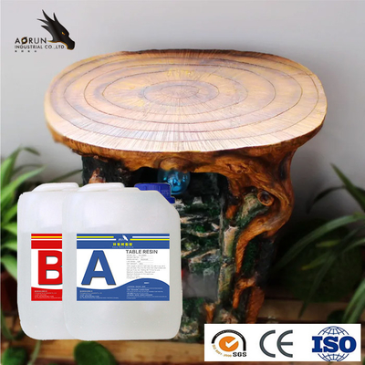 O 1:1 AB Art Epoxy Resin Curing Coating derrama densamente o componente da cola Epoxy dois