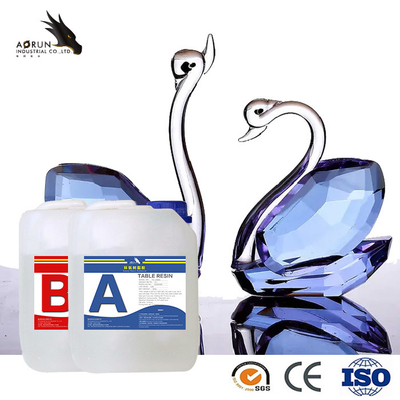 Resina de cola Epoxy clara de cura rápida Tabletop de madeira de Art Epoxy Resin Filler AB
