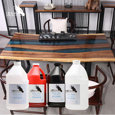 A resina de cola Epoxy da bancada da resina de cola Epoxy da cola Epoxy da resina de cola Epoxy e o endurecedor líquidos rebocam