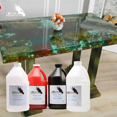 Revestimento de madeira da bancada do tampo da mesa de Crystal Epoxy Resin Glue Clear do 1:1 da resina de cola Epoxy