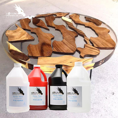 Revestimento de madeira da bancada do tampo da mesa de Crystal Epoxy Resin Glue Clear do 1:1 da resina de cola Epoxy