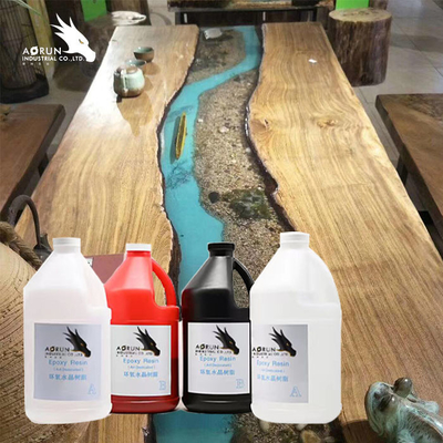 Tampo da mesa das bancadas DIY da cola Epoxy do brilho de Kit Coating Wood Art Work da resina de cola Epoxy