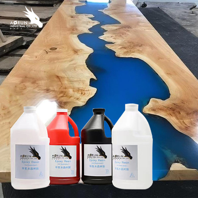 Tampo da mesa das bancadas DIY da cola Epoxy do brilho de Kit Coating Wood Art Work da resina de cola Epoxy