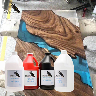 Bancadas DIY da cola Epoxy do brilho da arte do revestimento da resina de cola Epoxy de Crystal Clear Bar Table Top