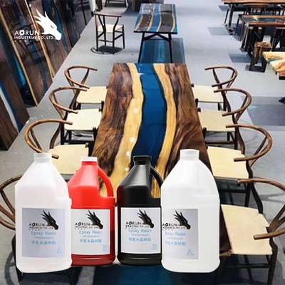 Colagem de mistura do AB da resina de cola Epoxy do 1:1 da relação para a fatura de madeira das bancadas da tabela e dos ofícios DIY