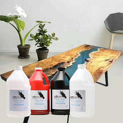 Brilhante incolor do revestimento orgânico da resina de cola Epoxy da bancada do AB do 1:1 na superfície