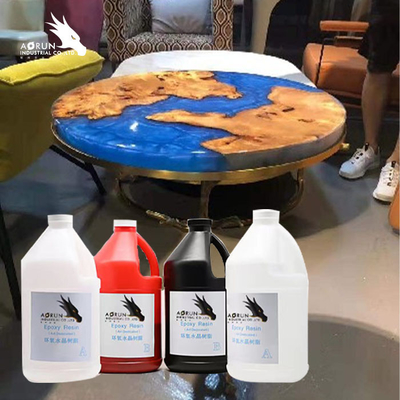 Claro transparente da resina de cola Epoxy da bancada do AB do 2:1 para a construção