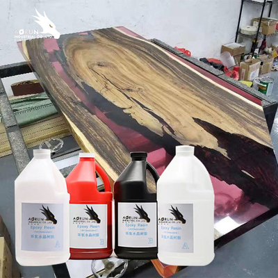 Claro transparente da resina de cola Epoxy da bancada do AB do 2:1 para a construção