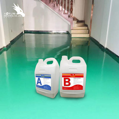 Auto resistente do risco que nivela a dureza da resina de cola Epoxy 90D para a selagem de superfície do assoalho