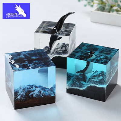 Transparente alto feito a mão líquido da colagem DIY do AB da resina de cola Epoxy