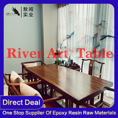 Nenhuma resina de cola Epoxy Ab das bolhas cola a tabela do rio de DIY para a carcaça do revestimento da joia do ofício