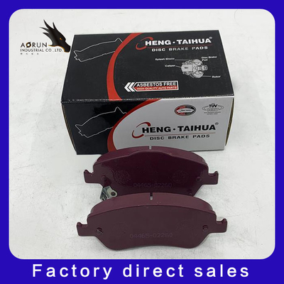 Os fabricantes produzem vários materiais de pastilhas dos freios Semi-metálicas 04465-02260
