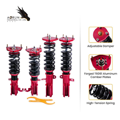 Amortecedor ajustável para a suspensão de Toyota Corolla E90 E100 E110 AE92 AE101 AE111 Coilover