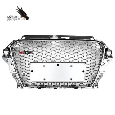 Grade material do carro do ABS para a grade de alta qualidade de Audi A3 8V RS3 Front Bumper Automotive Black Frame