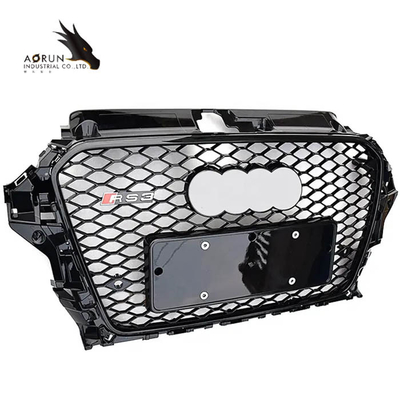 Grade material do carro do ABS para a grade de alta qualidade de Audi A3 8V RS3 Front Bumper Automotive Black Frame