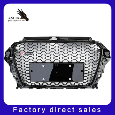 Grade material do carro do ABS para a grade de alta qualidade de Audi A3 8V RS3 Front Bumper Automotive Black Frame