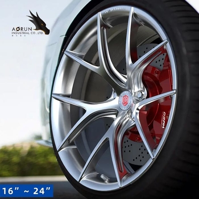 Roda feita sob encomenda bordas de pouco peso da liga de alumínio 5x130 de 16 a 24 polegadas 6061-T6 5x112 5x120 5x108 5x114.3 para rs6