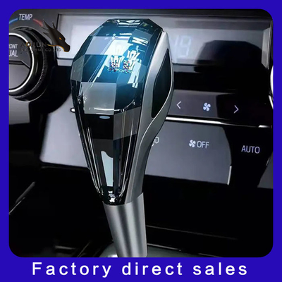 Os auto acessórios interiores Crystal Touch Luminous Pommeau De Levier De Vitesse De Voiture RGB conduziram o botão da engrenagem do carro do deslocamento