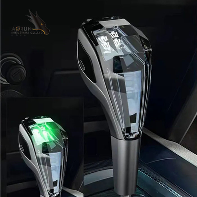 Os auto acessórios interiores Crystal Touch Luminous Pommeau De Levier De Vitesse De Voiture RGB conduziram o botão da engrenagem do carro do deslocamento
