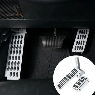 Motorista ajustável Foot Peg dos acessórios do carro &amp; pedal de acelerador para Jeep Wrangler JK 2007-201