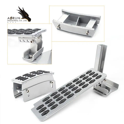Motorista ajustável Foot Peg dos acessórios do carro &amp; pedal de acelerador para Jeep Wrangler JK 2007-201