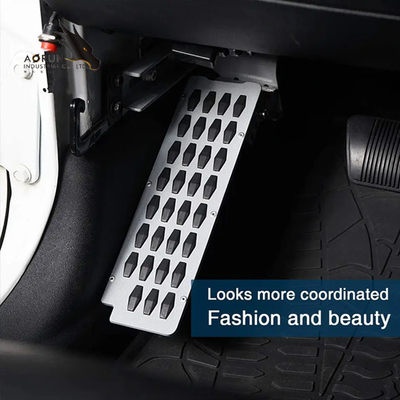 Motorista ajustável Foot Peg dos acessórios do carro &amp; pedal de acelerador para Jeep Wrangler JK 2007-201