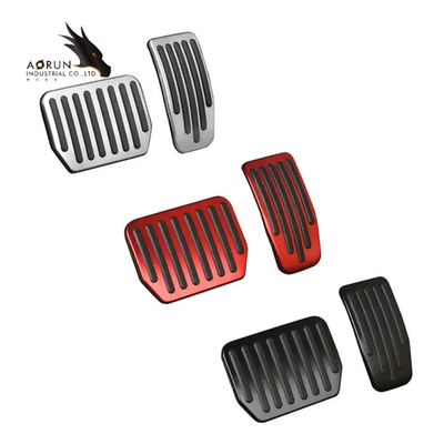 As almofadas do pedal do pé ajustaram para o Tesla Model 3 acessórios modelo do carro de Y Non-Slip Performance Aluminum