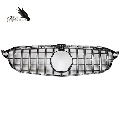 Classe W205 de Front Bumper Grille Grill For Mercedes Benz C do carro Diamond Style Racing Grills 2014-2018