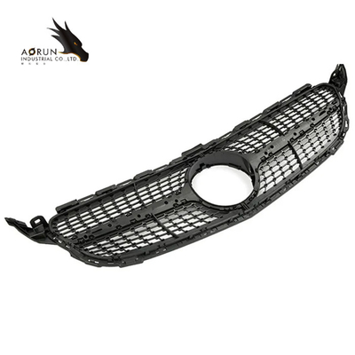 Classe W205 de Front Bumper Grille Grill For Mercedes Benz C do carro Diamond Style Racing Grills 2014-2018