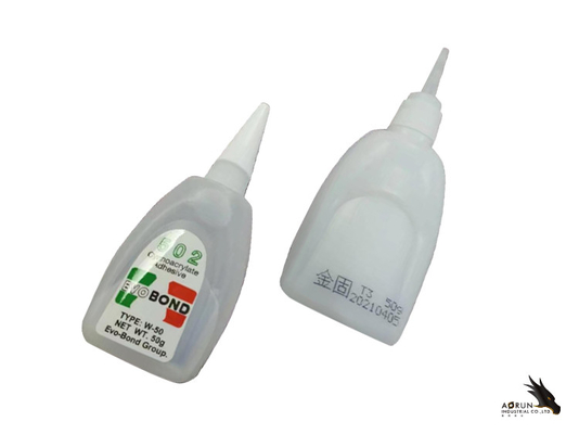 Componente do OEM da colagem super de borracha plástica do cianoacrilato único