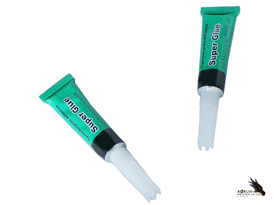 Componente do OEM da colagem super de borracha plástica do cianoacrilato único
