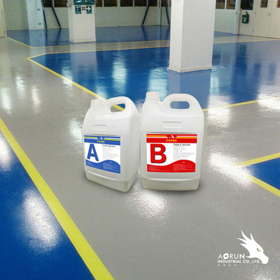 Anti nivelamento livre solvente alterado do auto do assoalho da cola Epoxy do AB resina estática