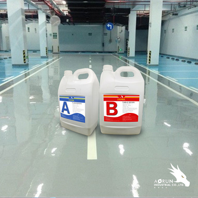 Aorun espana fora do auto do AB do 1:1 da resina do assoalho da cola Epoxy que nivela o revestimento concreto do assoalho