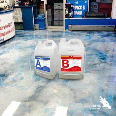Resina de cola Epoxy da pintura do assoalho da cor de Matte Epoxy Floor Resin 150 RAL do cetim