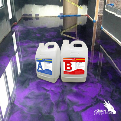A resina de revestimento líquida do assoalho da cola Epoxy escorregadio não o solvente da telha da fábrica do escritório do assoalho livre