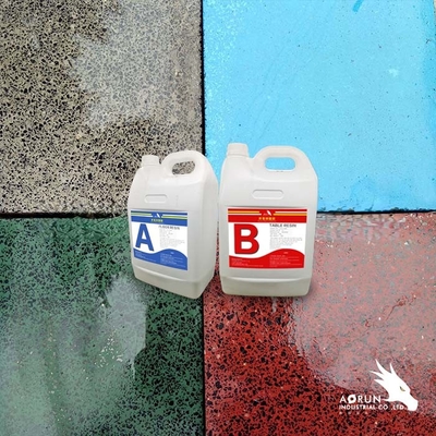 Alcaloide da espumação do auto do revestimento do assoalho da cola Epoxy dos sólidos do OEM 100 resistente