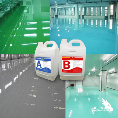 Nenhumas bolhas 3D que pavimentam o assoalho concreto transparente de nivelamento livre da resina de cola Epoxy